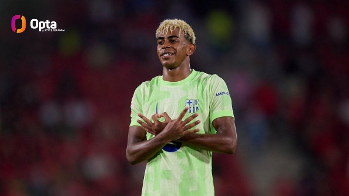 金年会官网-超越法蒂,亚马尔是本世纪西甲打入15球最年轻的球员