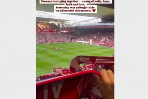 金年会app-阿利森妻子社媒赞利物浦球迷致敬若塔兄弟:多么令人自豪的地方!